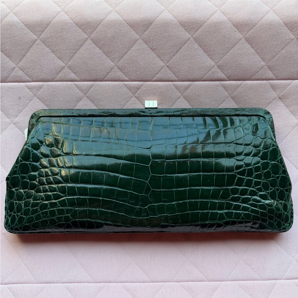 Lambertson Truex Handbags - Lambertson Truex Genuine Crocodile Clutch Vintage NWT